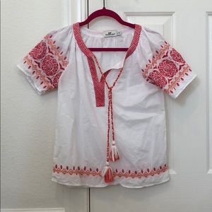 Vineyard Vines Crochet short sleeve